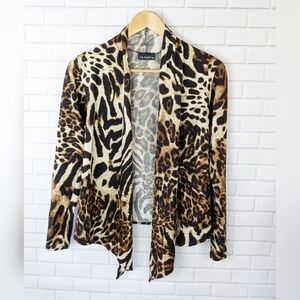 Say Anything Leopard Cardigan Sweater Women’s small